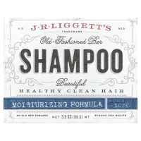 J.R. Liggett's, Шампунь-мыло по старинному рецепту, формула для поврежденных волос, 3.5 унции (99 г)