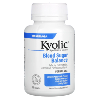 Kyolic, Экстрактвыдержанного чеснока для нормализации баланса сахара в крови,100 капсул