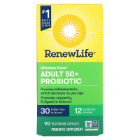 Renew Life, Ultimate Flora, пробиотик для взрослых старше 50 лет, 30 млрд КОЕ, 90 вегетарианских капсул