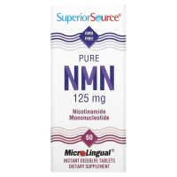 Superior Source, чистый NMN, 125 мг, 60 быстрорастворимых таблеток