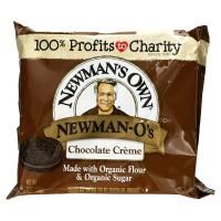 Newman's Own Organics, Newman-O's, шоколадное печенье с кремовой начинкой, шоколад, 368 г (13 унций)