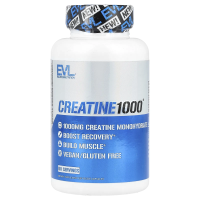 EVLution Nutrition, Creatine1000, креатин, 500 мг, 120 растительных капсул