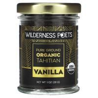 Wilderness Poets, Чистый ванильный порошок, стручки ванили, выращенные на Таити, 28 г (1 унция)
