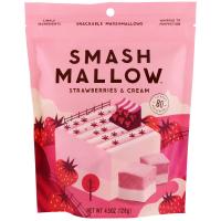 SmashMallow, Клубника со сливками, 4,5 унции (128 г)
