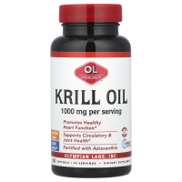 Olympian Labs, Масло криля, 1000 мг, 60 желатиновых капсул