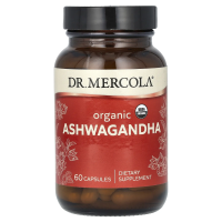 Dr. Mercola, органическая ашваганда, 60 капсул