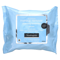 Neutrogena, Очищающие салфетки для снятия макияжа, 25 влажных салфеток