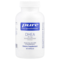 Pure Encapsulations, ДГЭА, 25 мг, 60 капсул