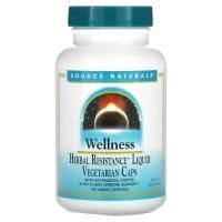 Source Naturals, Wellness Herbal Resistance Liquid, 120 жидких капсул