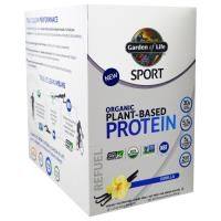 Garden of Life, Sport, Organic Plant-Based Protein, Refuel, Vanilla, 12 Packets, 1.5 oz (42 g) Each