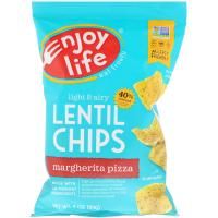 Enjoy Life Foods, Plentils, чечевичные чипсы со вкусом пиццы "Маргарита", 4 унц. (113 г)
