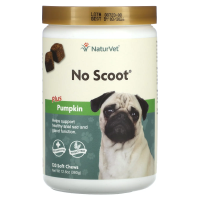 NaturVet, No Scoot Plus Pumpkin, для собак, 120 жевательных таблеток, 360 г (12,6 унции)
