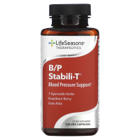 LifeSeasons, B/P Stabili-T, поддержка при кровяном давлении, 120 вегетарианских капсул