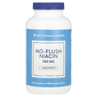 The Vitamin Shoppe, Ниацин без смывания, 500 мг, 300 растительных капсул