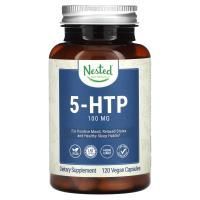 Nested Naturals, 5-HTP, 100 мг, 120 веганских капсул