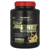 ALLMAX Nutrition, AllWhey Gold, 100% сывороточный протеин + Premium изолят сывороточного протеина, шоколадное арахисовое масло, 5 ф. (2,27 кг)
