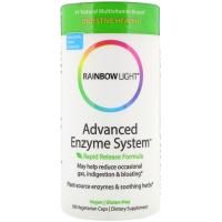 Rainbow Light, Усовершенствованная ферментная система, формула быстрого высвобождения, 180 вегетарианских капсул