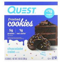 Quest Nutrition, Глазированное печенье Шоколадный торт 8 шт