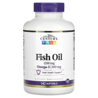 21st Century, Fish Oil, Omega-3, 1200 mg / 360 mg, 140 Softgels