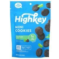 HighKey, Mini Cookies, шоколад и мята, 56,6 г (2 унции)