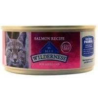 The Blue Buffalo Co., Blue Wilderness Влажный корм для кошек, для взрослых кошек Рецепт лосося 5,5 унции