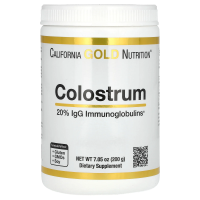 California Gold Nutrition, Молозиво, высококонцентрированное, мгновенное, без rBST, 7,05 унций (200 г)