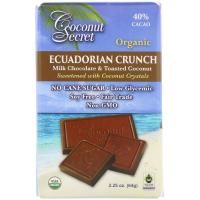 Coconut Secret, Эквадорский хруст, молочный шоколад и поджаренный кокос, 2,25 унции (64 г)