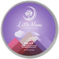 Little Moon Essentials, Relax, Floral Sugar Exfoliant, Bath and Shower, 2 oz (56 g)