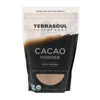 Terrasoul Superfoods, Порошок какао, холодного прессования, 16 унц. (454 г)