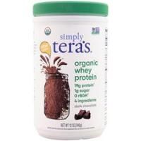 Tera's Whey, Органический сывороточный протеин Темный шоколад 12 унций