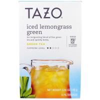 Tazo Teas, Замороженный зеленый чай с лимонником, 6 пакетиков, 3.15 унции(89 г)