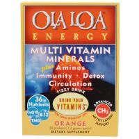 Ola Loa, Мульти витамины и минералы для энергии с апельсиновым вкусом, 30 пакетов, (7.2 г) каждый