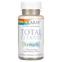 Solaray, Total Cleanse для очистки лимфы, 60 вегетарианских капсул