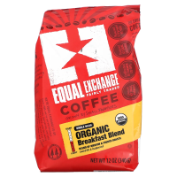 Equal Exchange, Organic, Coffee, Breakfast Blend, Whole Bean, 12 oz (340 g)