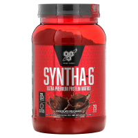 BSN, Syntha-6, порошок для приготовления белкового напитка, шоколадный молочный коктейль, 2,91 фунта (1,32 кг)