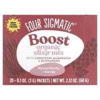 Four Sigmatic, Напиток из грибов кордицепс и травами, 20 пакетиков, 0,1 унции (3 г) каждый