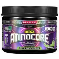 ALLMAX Nutrition, AMINOCORE, BCAA, 8G BCAAs, 100% Pure 45:30:25 Ratio, Gluten Free, Key Lime Cherry, 3.70 oz (105 g)