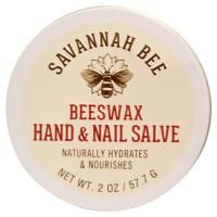 Savannah Bee Company Inc, Органическая мазь с пчелиным воском для рук и ногтей, 2 унции (57,7 г)