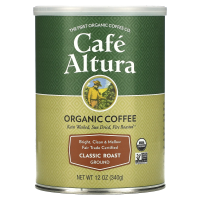 Cafe Altura, Органический кофе, справедливая торговля, классическая обжарка, 12 унций (339 г)