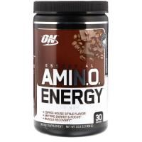 Optimum Nutrition, Essential Amino Energy, Iced Mocha Каппучино Flavor, 10,6 унций (300 г)