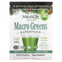 Macrolife Naturals, Macro Greens, Superfood, 9.4 g
