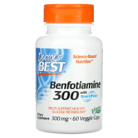 Doctor's Best, Benfotiamine with BenfoPure , 300 mg, 60 Veggie Caps