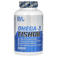 EVLution Nutrition, Рыбий жир омега-3, тройная сила, 120 желатиновых капсул
