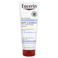 Eucerin, Успокаивающий кожу крем, для сухой кожи с зудом, без отдушек, 8,0 унций (226 г)