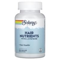 Solaray, Питательные вещества для волос 120 вег капсул