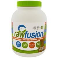 RawFusion, Гибридный протеин растительного происхождения, натуральный шоколад, 65.6 унции (1861.8 г)