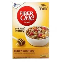 General Mills, Fiber One Cereal, медовые кластеры, 496 г (17,5 унции)