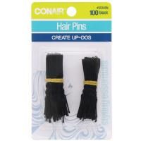 Conair, Шпильки для волос Create Up-Dos для создания высоких причесок, черные, 100 шт.