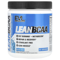 EVLution Nutrition, Lean BCAA, Синяя  Кутерьма, 9,4 унции (267 г)