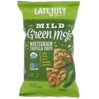 Late July, Multigrain Tortilla Chips, Mild Green Mojo, 5.5 oz (156 g)